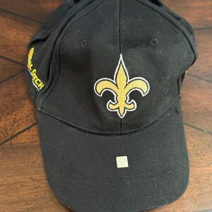 NFL New Orleans Saints Hat Cap Crucial Catch Ochsner Health Black‎ Athleisure